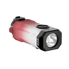 De E2 EDC-zaklamp beschikt over verschillende standen en weegt minder dan een halve ounce