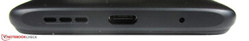 Bodem: luidspreker, USB-C, microfoon