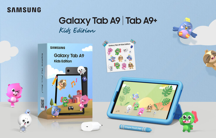 De Samsung Galaxy Tab A9 Kids Edition. (Afbeeldingsbron: Samsung)