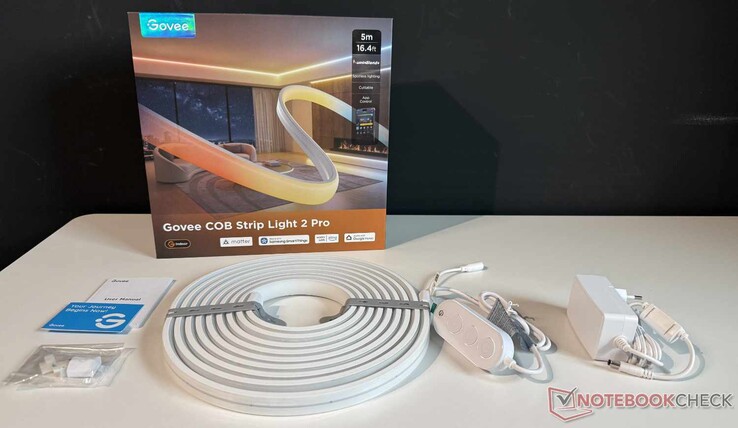 Wat zit er bij de Govee COB Strip Light 2 Pro inbegrepen?