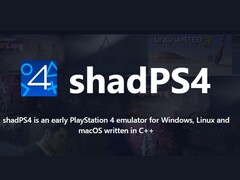Een schermafbeelding van de website van ShadPS4