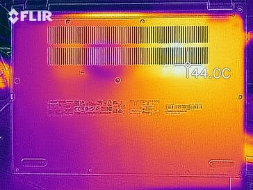 Warmtestress Acer Spin 3 SP313 i5-1135G7 - onderkant