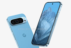 De Pixel 9 zou het eerste kleinere vlaggenschip van Google kunnen zijn met drie naar achteren gerichte camera's. (Afbeeldingsbron: @OnLeaks)