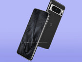 De Pixel 8 Pro zal een van de twee apparaten zijn die later dit jaar worden gelanceerd met de Tensor G3. (Afbeeldingsbron: @OnLeaks & SmartPrix)
