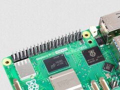 De nieuwe Raspberry Pi 5 heeft acht sets van 2 GB LPDDR4X RAM-diesels geproduceerd door Micron. (Afbeeldingsbron: Raspberry Pi)