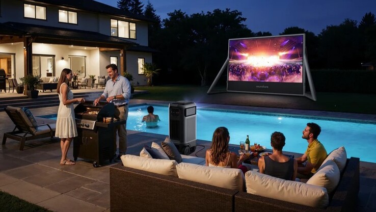 De soundcore Nebula X1 Pro Mobile Theater (Afbeelding bron: Anker)