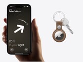 De nieuwe UWB-chip van de Apple AirTag 2 verbetert het bereik bij het gebruik van precisielocatie. (Afbeeldingsbron: Apple - bewerkt)