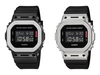 De Casio G-Shock GM5600BM-1 (links) en GM5600M-1 (rechts) horloges. (Afbeeldingsbron: Casio)