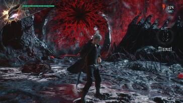 Afgebeeld: Een gameplay screenshot van Devil May Cry 5.