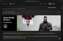 GeForce Ervaring app na update naar Game Ready Driver 531.29 (Bron: Eigen)