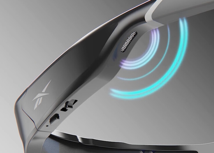 Dragers van Reebok Smart Eyewear kunnen ChatGPT handsfree om informatie vragen met behulp van ruisonderdrukkende microfoons. (Afbeeldingsbron: Lucyd)