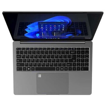 De laptop heeft de normale QWERTY toetsenbordindeling (Afbeelding bron: Ninkear)