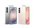 De online exclusieve kleuren van de Galaxy S26 zijn Silver Shadow en Pink Gold.