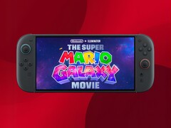 De Super Mario Galaxy Movie speelt op de Switch 2 console (Afbeeldingsbron: Illumination, Nintendo of America met bewerkingen)