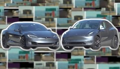 De vergelijking tussen de HW3 Tesla Model S en de HW4 Tesla Model Y liet opzienbarende visuele verschillen zien. (Afbeelding bron: AI DRIVR - bewerkt)