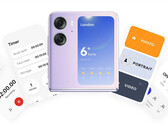 De Galaxy Z Flip5 zou de kant op kunnen gaan van de Oppo Find N2 Flip, op de foto. (Beeldbron: Oppo)