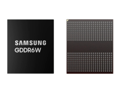 GDDR6W-matrijs met 512 I/O-pinnen (Beeldbron: Samsung)