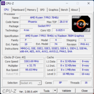 CPU-Z hoofdpagina