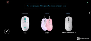 Logitech G Pro X Superlight 2C lek machine vertaald