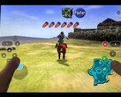 The Legend of Zelda: Ocarina of Time draait native op een iPad. 