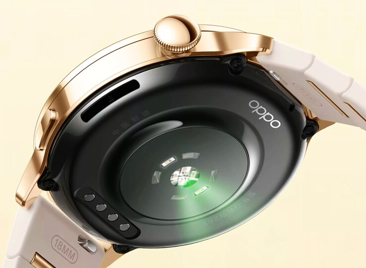 De Oppo Watch X3 Mini ondersteunt horlogebanden van 18 mm.