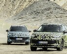 Nieuwe Tiguan prototypes in digitale camo. (Bron: Volkswagen)