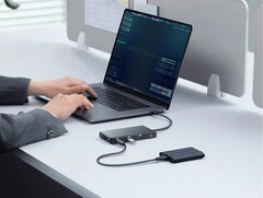 De Anker 552 USB-C Hub (9-in-1, 4K HDMI) biedt 85W pass-through charging. (Beeldbron: Anker)