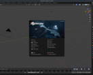 Blender 5 beta opstartweergave. (Afbeeldingsbron: Blender)