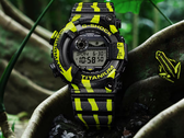 De Casio Frogman GW-8200TPF-1JR "Poison Dart" (afbeelding) tegen een bosachtige achtergrond. (Afbeeldingsbron: Casio Japan)
