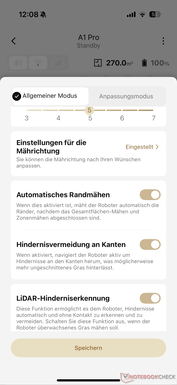 Maaierinstellingen (2)