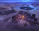 Een afbeelding waarop een gebouw te zien is in Dune: Spice Wars, momenteel met 60% korting op Steam.