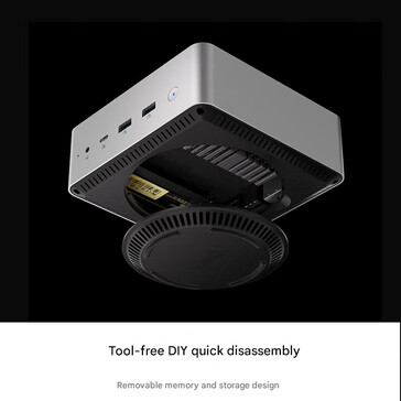Upgrade-vriendelijk ontwerp van de mini PC (Afbeelding bron: Orico - machine vertaald)