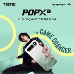 De Tecno Pop X 5G wordt op 20 april in India gelanceerd 