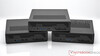 Minisforum MS-A2 (boven), Minisforum MS-01 (links), Minisforum MS-A1 (rechts)