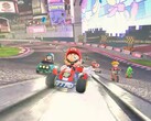 Mariokart World aangekondigd voor de lanceringsdag van de Switch! Afgebeeld: Gameplaytrailer met een track in Mario Kart World (Afbeelding Bron: Nintendo Direct voor Switch 2 screenshot)