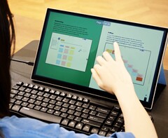 De Radiant Monitor 2 maakt gebruik van een transflectief LCD-scherm om de zichtbaarheid bij daglicht te verbeteren.