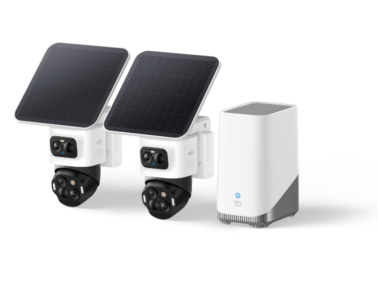 De Anker eufyCam S4 beveiligingscamera is verkrijgbaar in een bundel met twee camera's en de HomeBase S380. (Afbeeldingsbron: Anker)