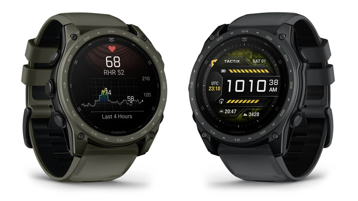 Garmin biedt haar nieuwe Tactix 8 in twee kleuropties aan. (Afbeelding bron: Garmin)