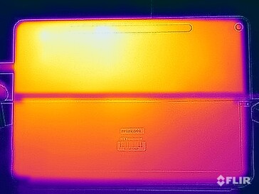 Stresstest oppervlaktetemperaturen (achterzijde)