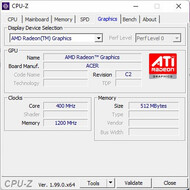 CPU-Z grafische AMD