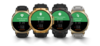 De 44 mm (eerste en laatste) 48 mm (middelste twee) Amazfit T-Rex 3 Pro smartwatches. (Afbeeldingsbron: Amazfit)