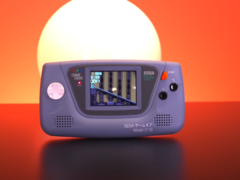 De aangepaste SEGA Game Gear in kwestie met veel upgrades onder de motorkap. (afbeeldingsbron: Macho Nacho Productions YT)