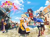 Hoofdafbeelding voor Kadokawa’s aankomende gratis te spelen mobiele RPG „KonoSuba“.