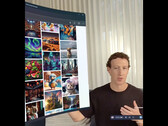 Meta CEO Mark Zuckerberg praat over Apple Vision Pro, opgenomen met het mixed reality passthrough systeem van de Quest 3 (afbeelding: @zuck / Instagram)