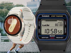 De Galaxy Watch7 werd bijna twee jaar geleden uitgebracht, terwijl de F-B100W veel recenter is. Ze behoren tot totaal verschillende categorieën wearables, maar beide hebben een stappenteller.