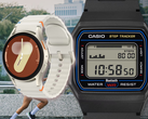 De Galaxy Watch7 werd bijna twee jaar geleden uitgebracht, terwijl de F-B100W veel recenter is. Ze behoren tot totaal verschillende categorieën wearables, maar beide hebben een stappenteller.