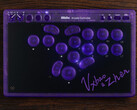 8BitDo Arcade Controller Transparant Purple Edition ondersteunt SOCD cleaning en toernooislot.