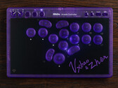 8BitDo Arcade Controller Transparant Purple Edition ondersteunt SOCD cleaning en toernooislot.