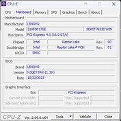 CPU-Z moederbord