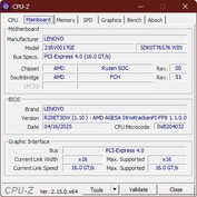 CPU-Z moederbord